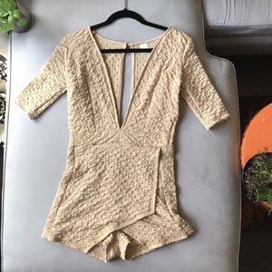 Love Culture Ruched Romper
